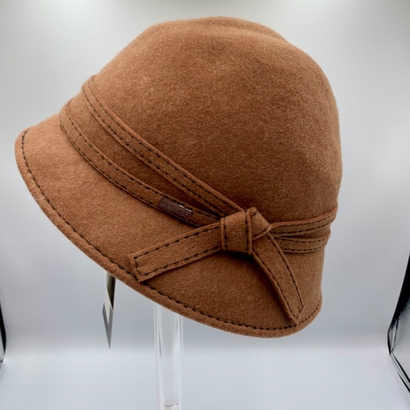 Women’s “Betmar” Brown Cloche Wool Hat, coquettecore Cottagecore 1930’s inspired - Picture 5 of 15